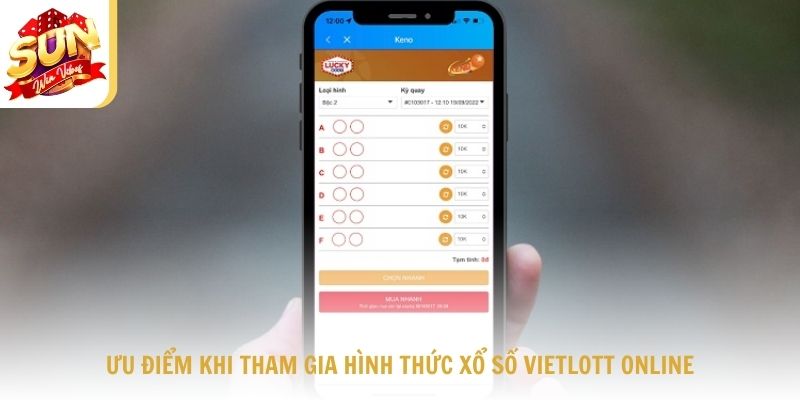 Những ưu điểm khi tham gia hình thức xổ số Vietlott online hiện đại